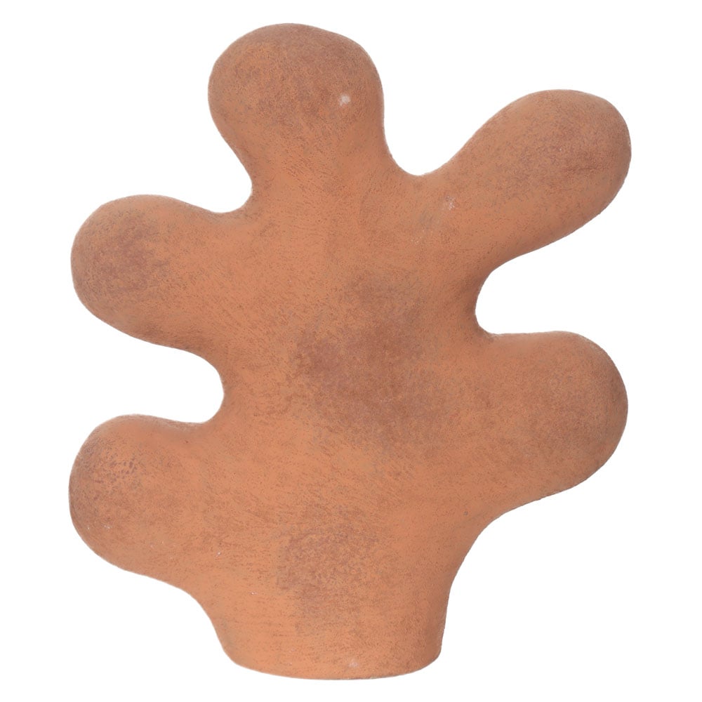 ESCULTURA DECORATIVA CERAMICA ORGANICA (TERRACOTA) 25X22,5X8,5cm