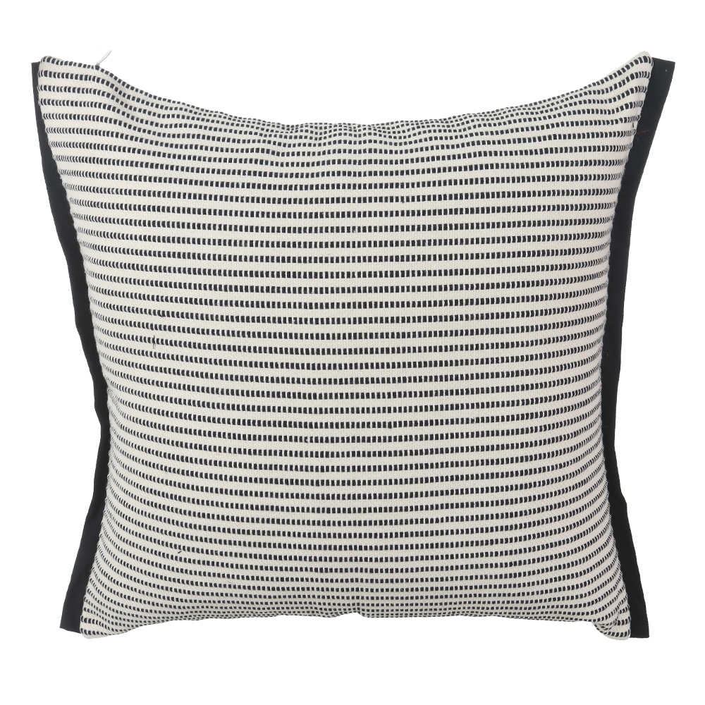 ALMOFADA POLIESTER PB (BRANCO PRETO) 50X50cm