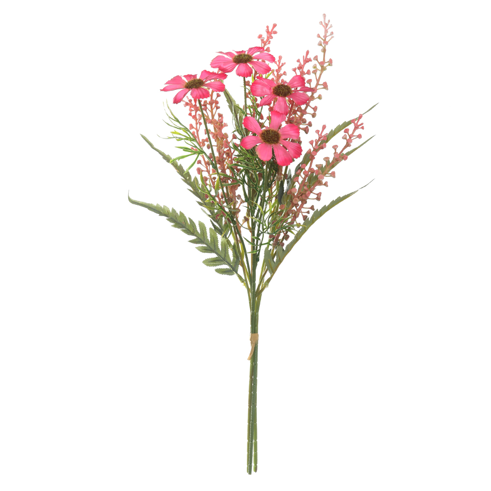 B.MARGARIDA RAMALHETE C/FITA X3 (ROSA) 48cm