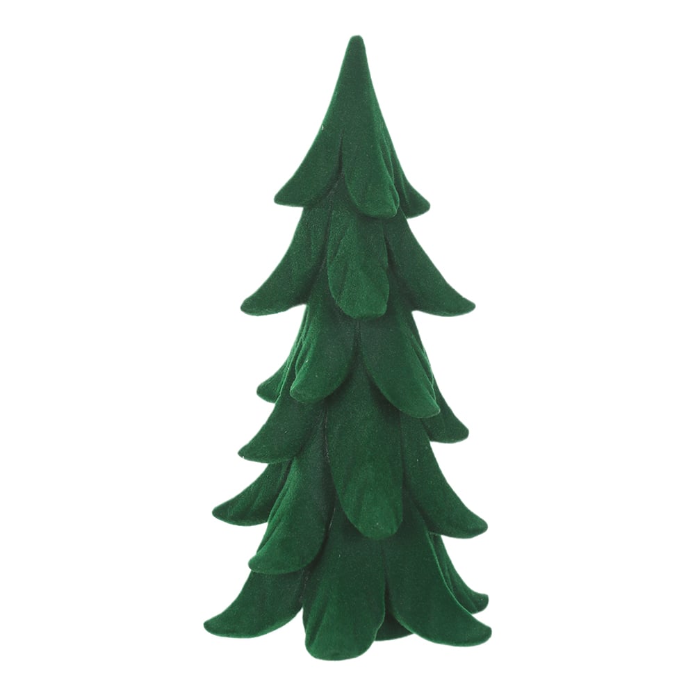 RESINA NATAL ARVORE DECORATIVA (VERDE) 19,5X9cm