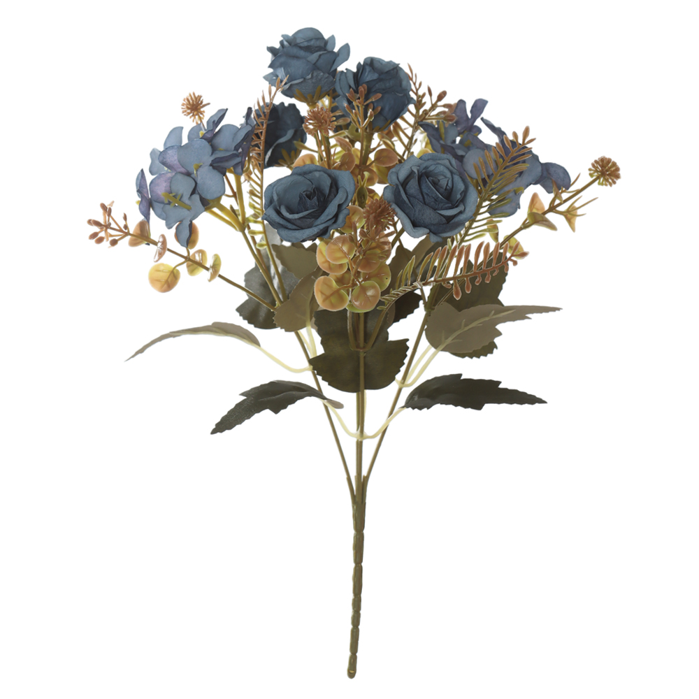 B.ROSA HORTENSIA X8 (AZUL OUTONO) 30cm