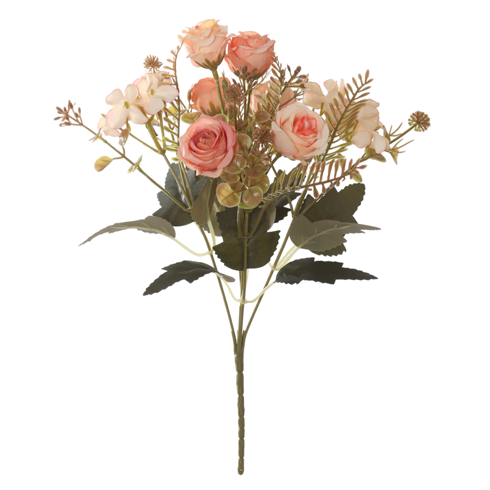 B.ROSA HORTENSIA X8 (PESSEGO OUTONO) 30cm