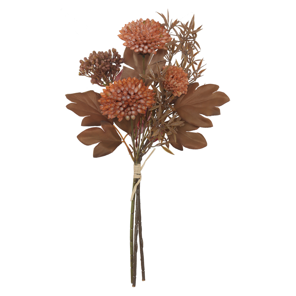 B.MIX RAMALHETE C/FITA X3 (LARANJA OUTONO) 36cm