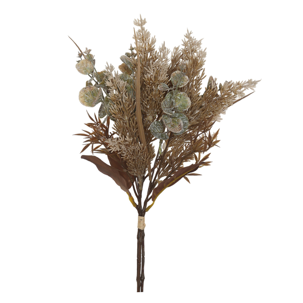 B.GRASS RAMALHETE C/FITA X3 (CREME OUTONO) 46cm