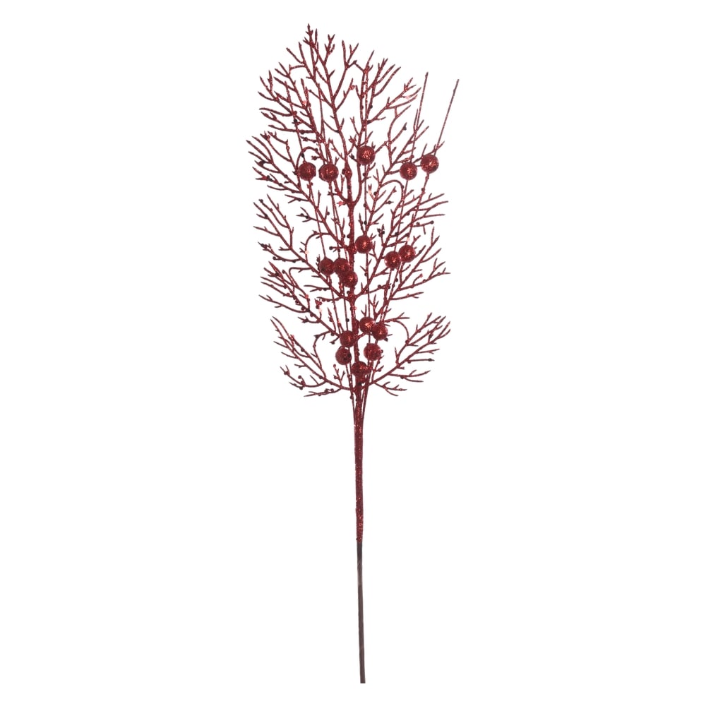 C.GRASS NATAL C/GLITTER (VERMELHO) 54cm