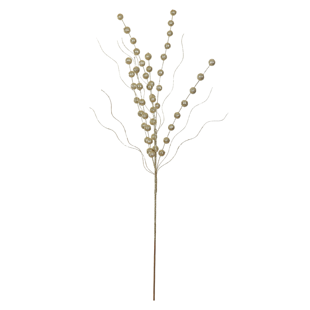C.BOLINHAS NATAL C/GLITTER (DOURADO) 85cm
