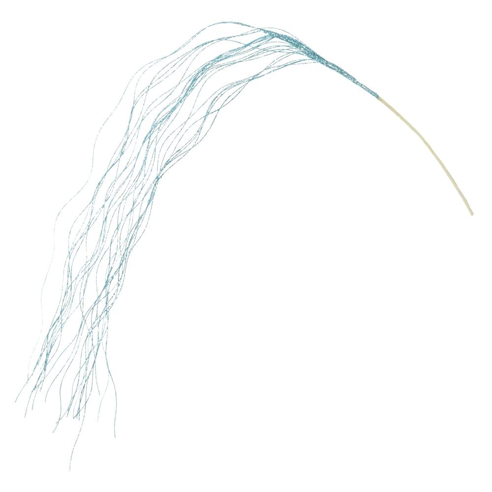 C.GRASS NATAL C/GLITTER (AZUL CLARO) 1,03m