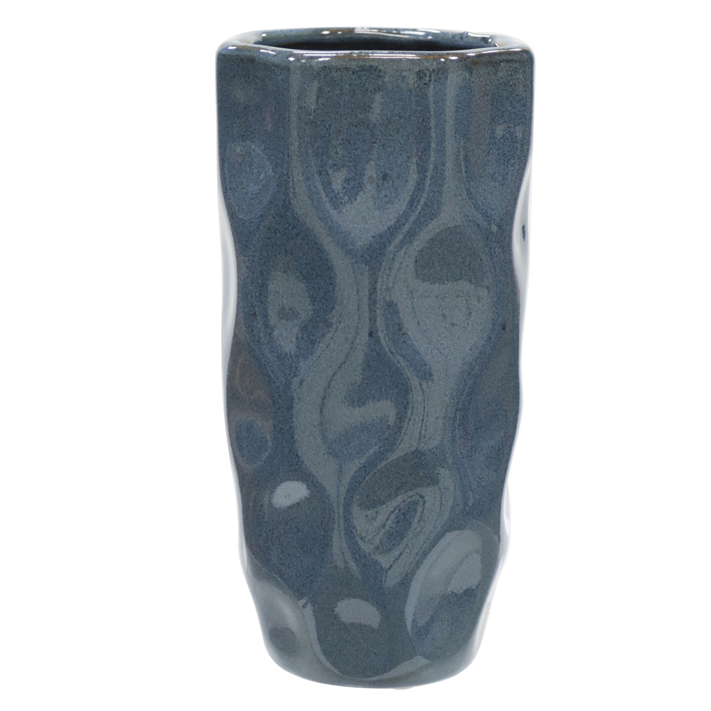 VASO CERAMICA (AZUL) 24cm