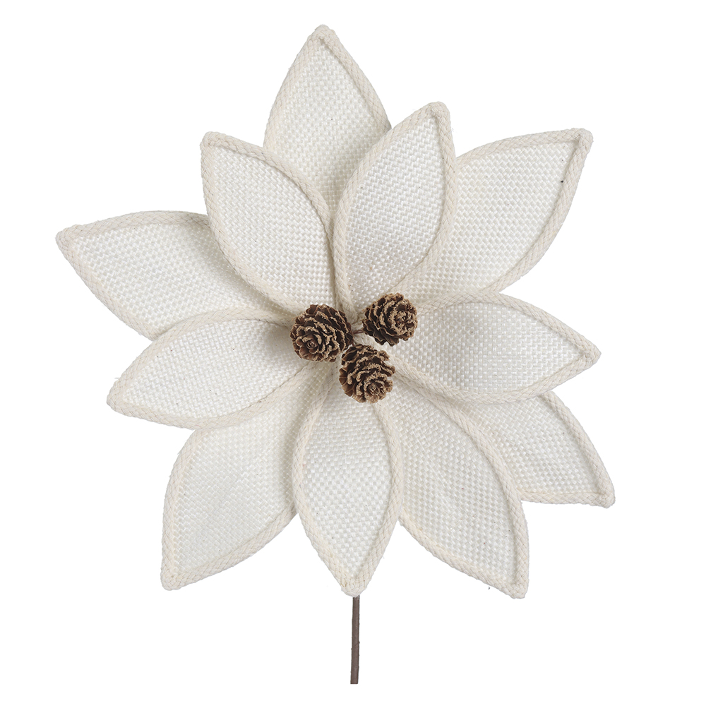H.BICO DE PAPAGAIO NATAL RUSTICO (OFF WHITE) 25cm 30d 11P