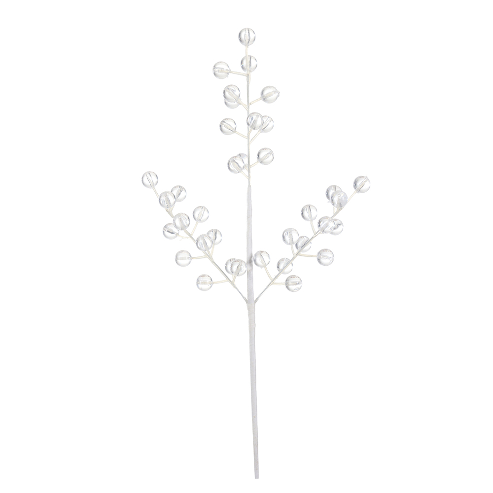 C.BOLINHAS NATAL (TRANSPARENTE) 37cm