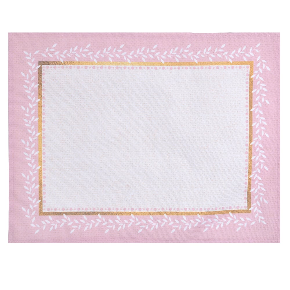 LUGAR AMERICANO NATAL (ROSA) 35X45CM