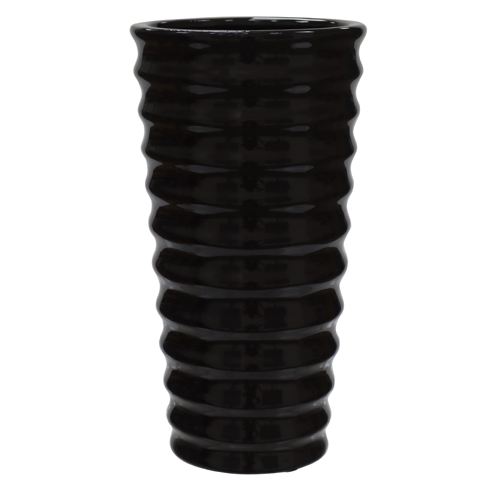 VASO CERAMICA (PRETO) 31,5cm