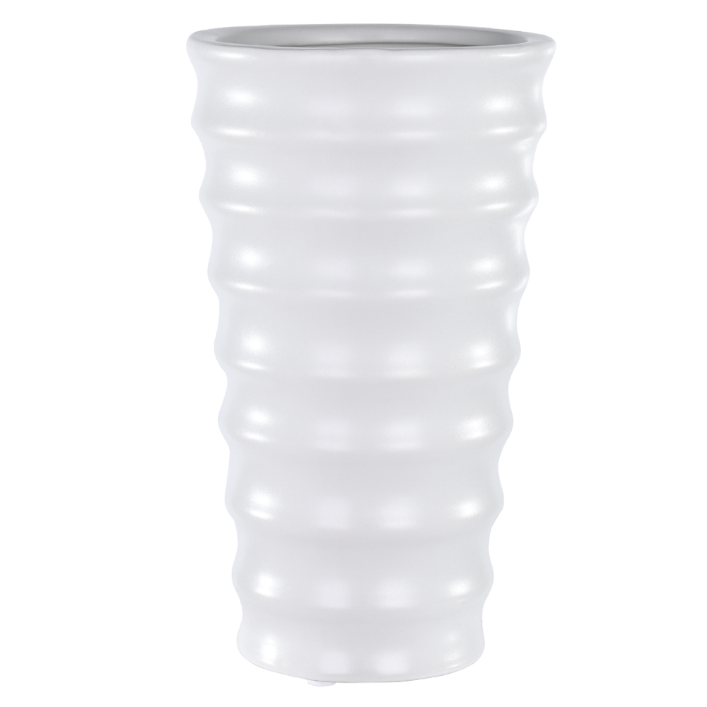 VASO CERAMICA (BRANCO FOSCO) 23,5cm