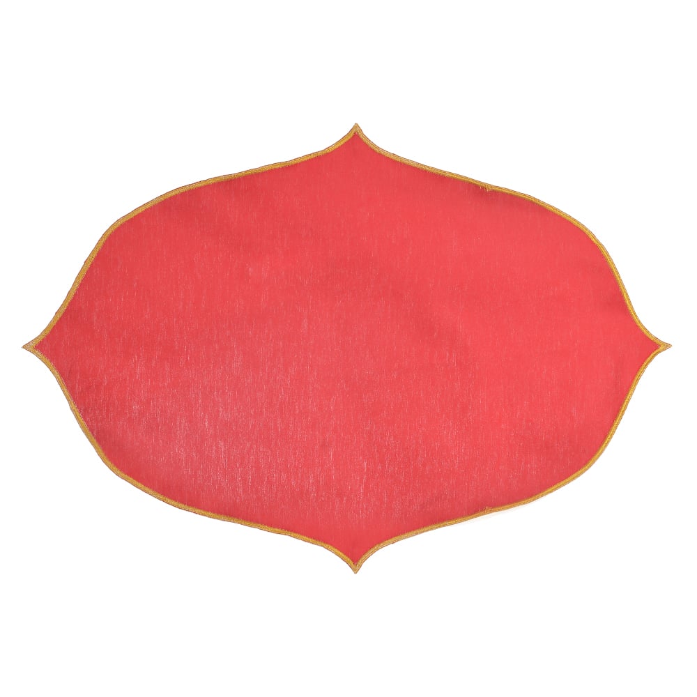 LUGAR AMERICANO PERCAL 200 FIOS NATAL (VERMELHO) 33X49CM