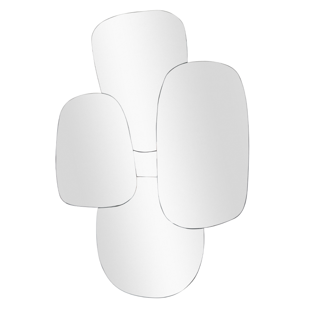ESPELHO DECOR MDF FACES (MARROM) 1,2mX80X2cm