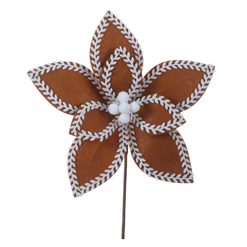 H.BICO DE PAPAGAIO NATAL (MARROM BRANCO) 25cm 27d 8P