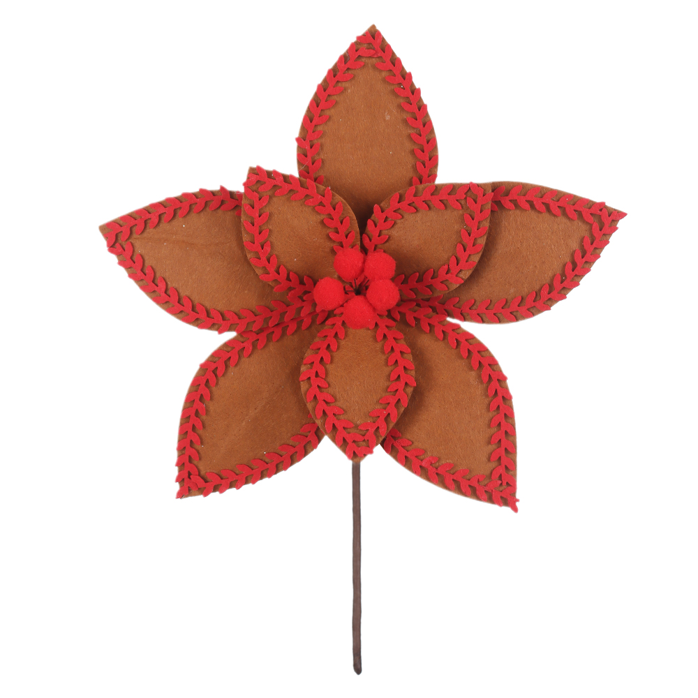 H.BICO DE PAPAGAIO NATAL (MARROM VERMELHO) 25cm 27d 8P