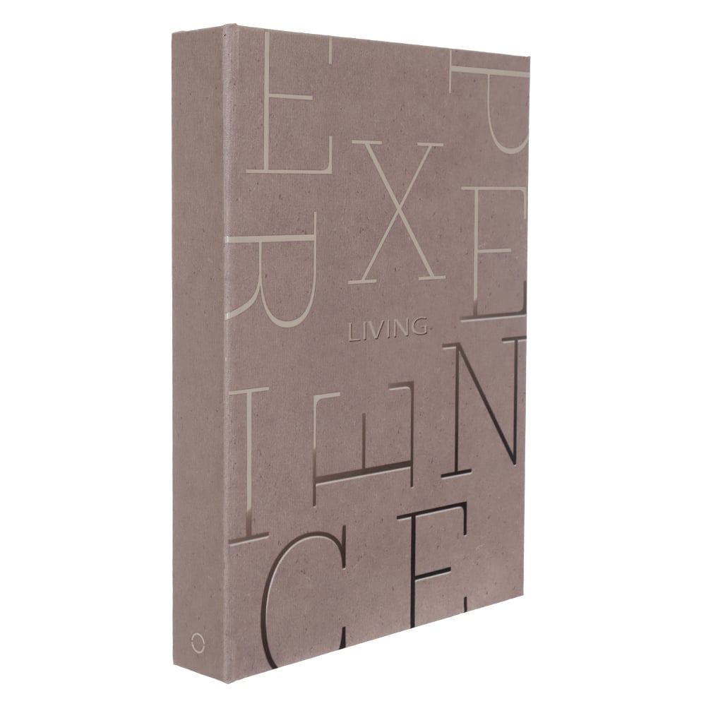CAIXA LIVRO MDF EXPERIENCE (MARROM) 31,5X23X4cm
