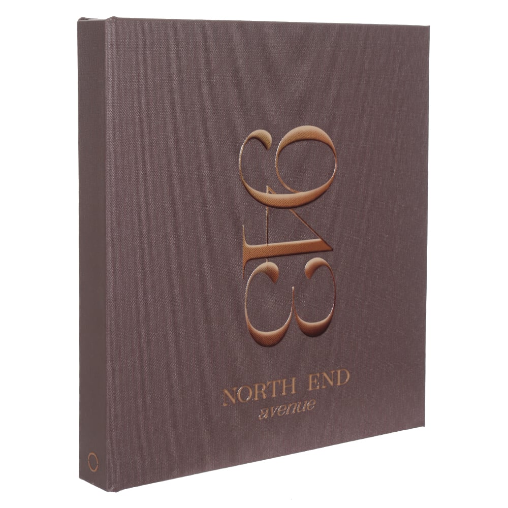 CAIXA LIVRO MDF DIRECTION (MARROM) 25X23X3cm