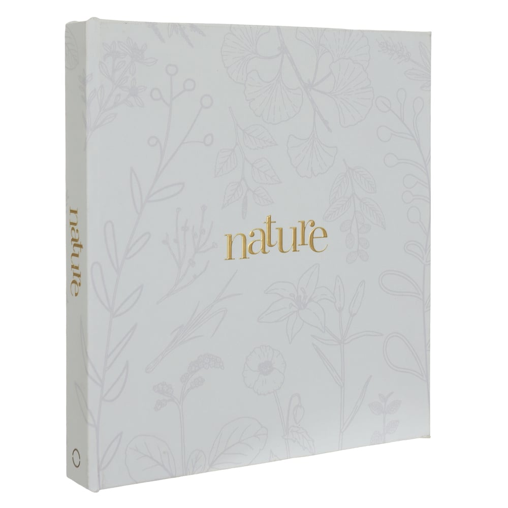 CAIXA LIVRO MDF NATURE (OFF WHITE) 25X23X3cm