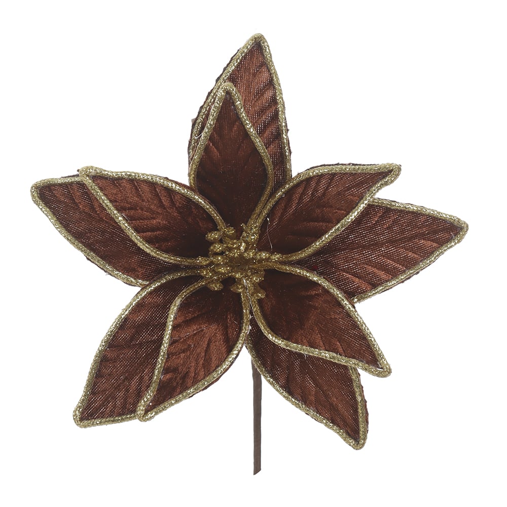 H.BICO DE PAPAGAIO NATAL AVELUDADO (MARROM) 15cm 20d 10P
