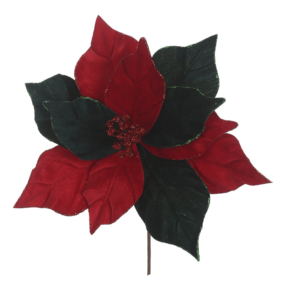 H.BICO DE PAPAGAIO NATAL AVELUDADO (VERMELHO VERDE) 25cm 30d 11P