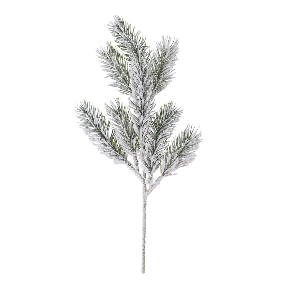 H.FOLHA NATAL NEVADA (BRANCO) 30cm