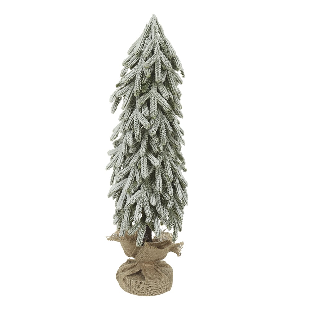 A.PINHEIRO NATAL NEVADO C/BASE JUTA (VERDE) 58cm