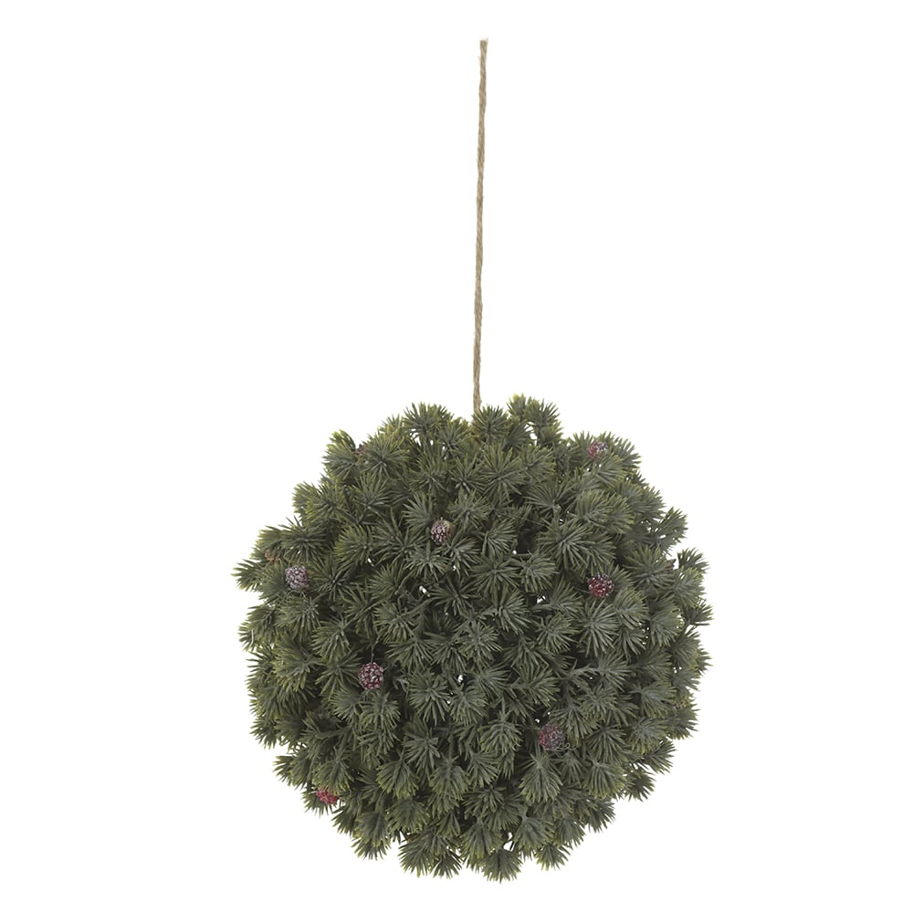 BOLA ARAMADA PENDURAR C/BERRY (VERDE) 19D