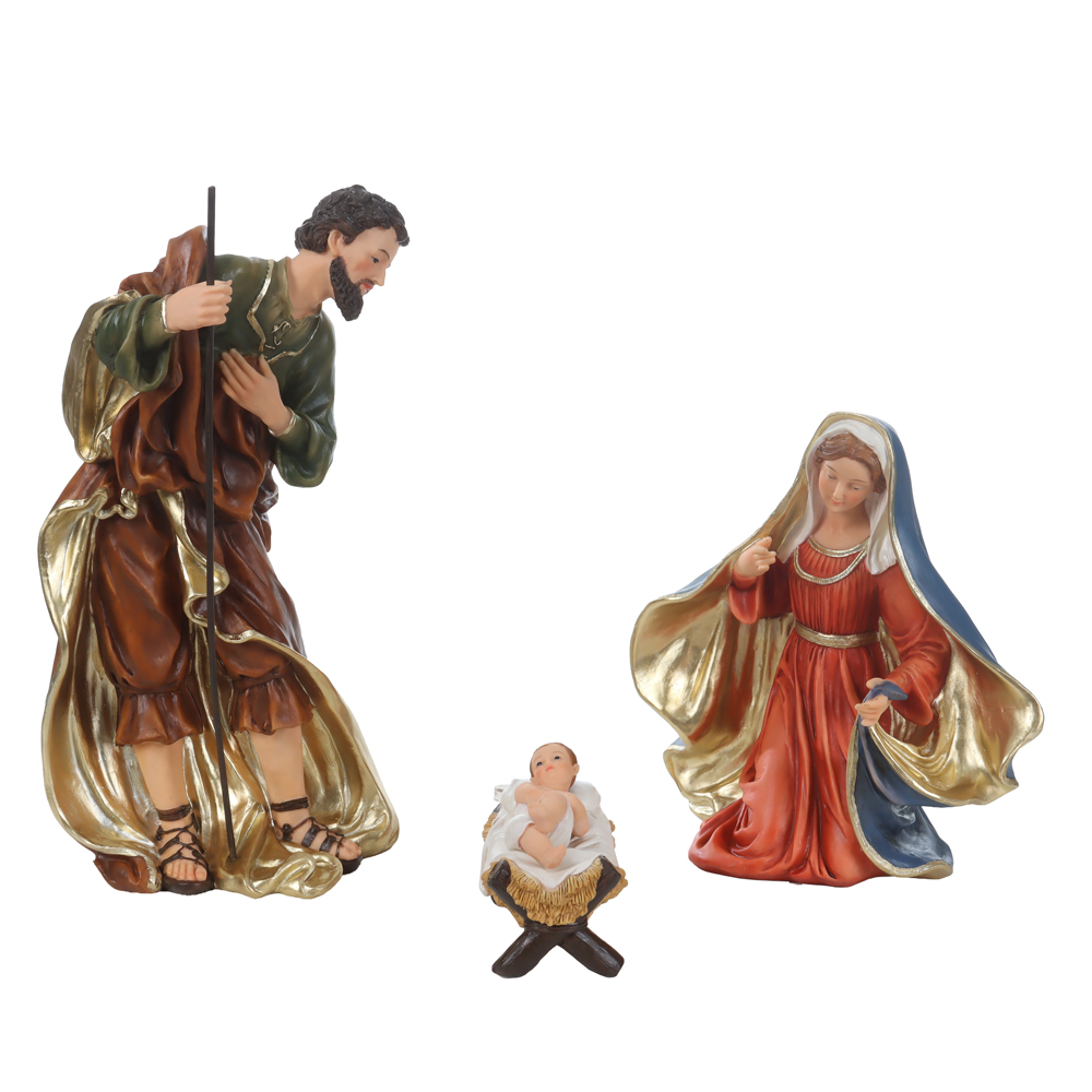 RESINA NATAL SAGRADA FAMILIA (COLORIDO) 41cm
