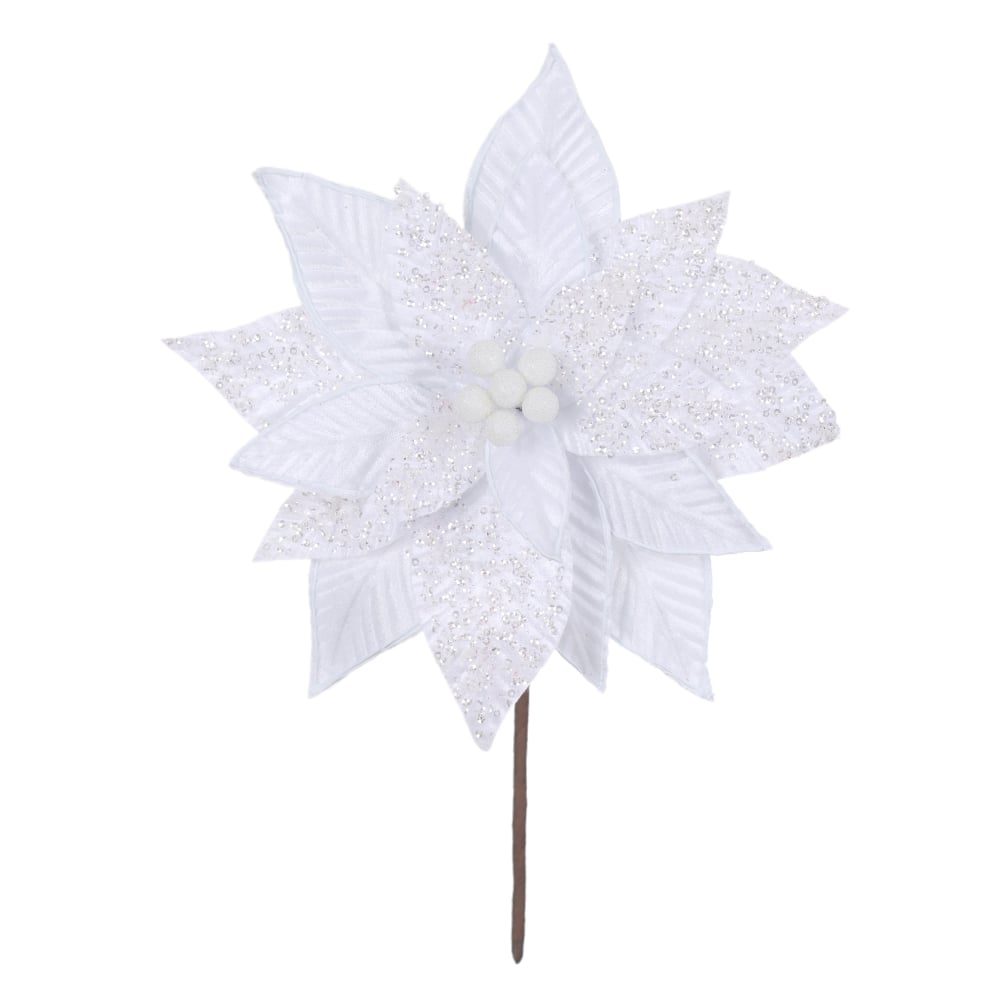 H.BICO DE PAPAGAIO AVELUDADO NATAL (BRANCO) 25cm 31d 19P