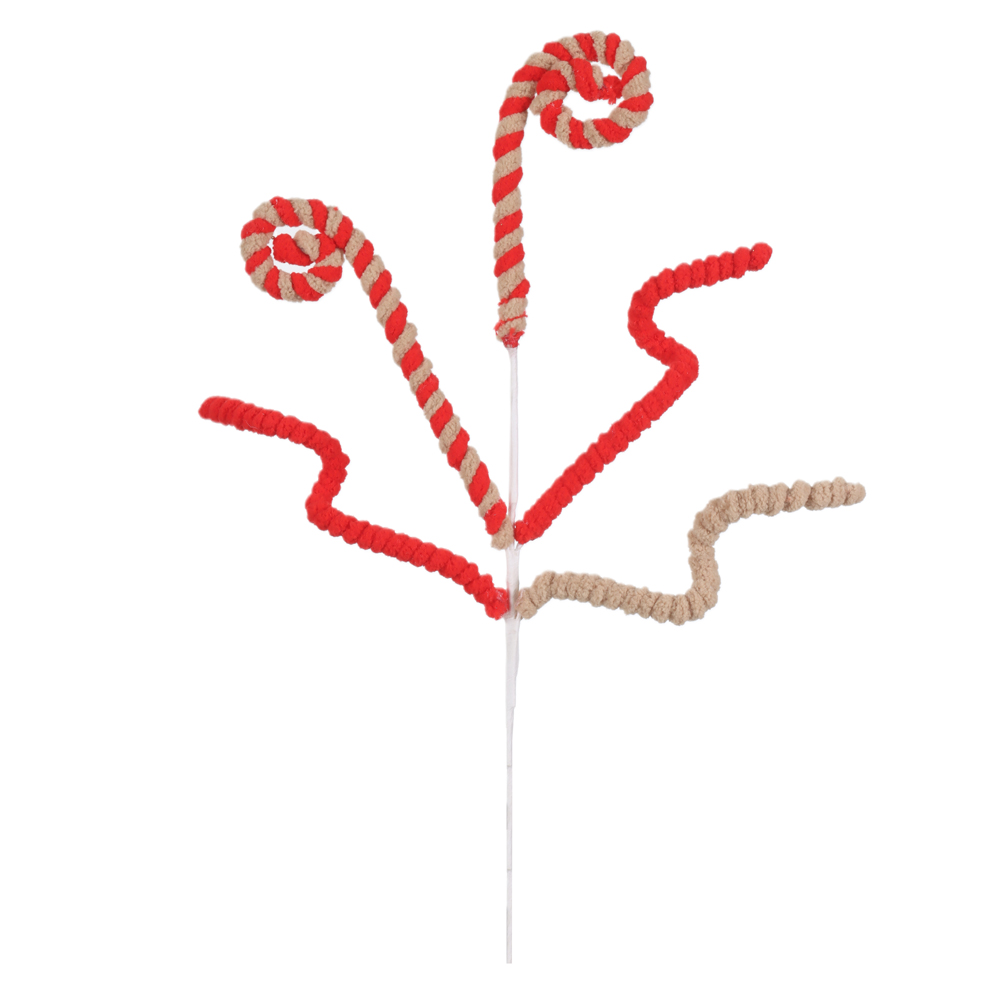 C.CANDY NATAL (VERMELHO BEGE) 35cm
