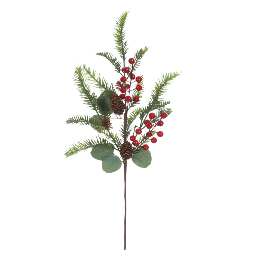 H.BERRY NATAL C/PINHA (VERMELHO) 65cm