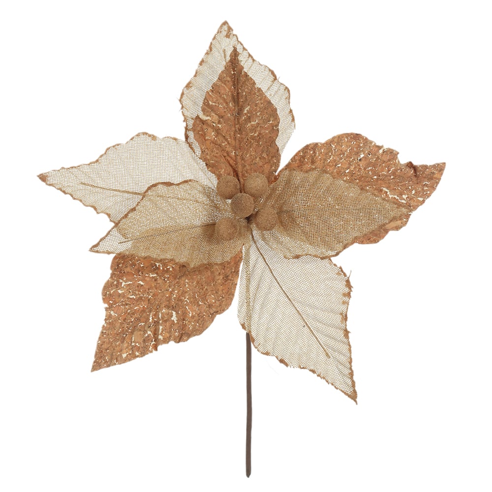 H.BICO DE PAPAGAIO NATAL RUSTICO. (BEGE) 25cm 38d 8P