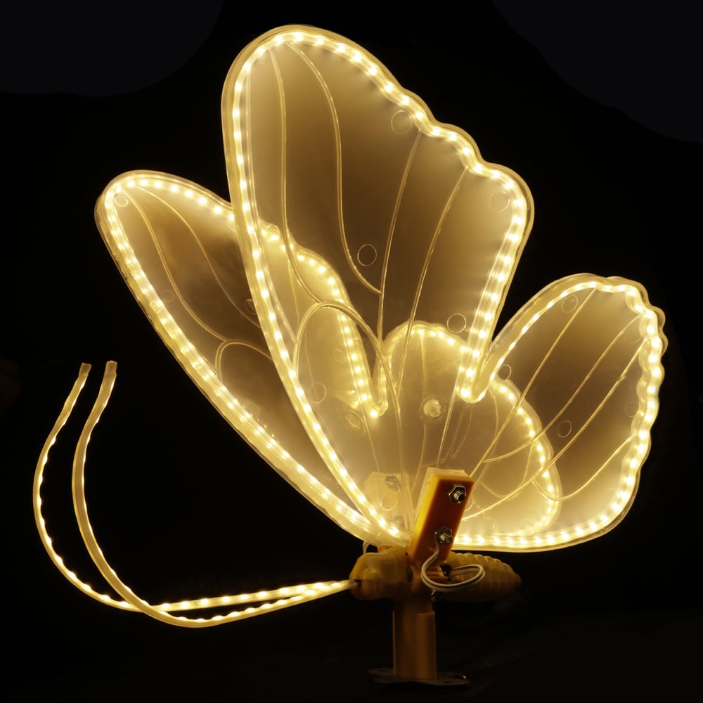 LUZ DECOR USO EXTERNO BORBOLETA BIVOLT (BRANCO QUENTE) 40D