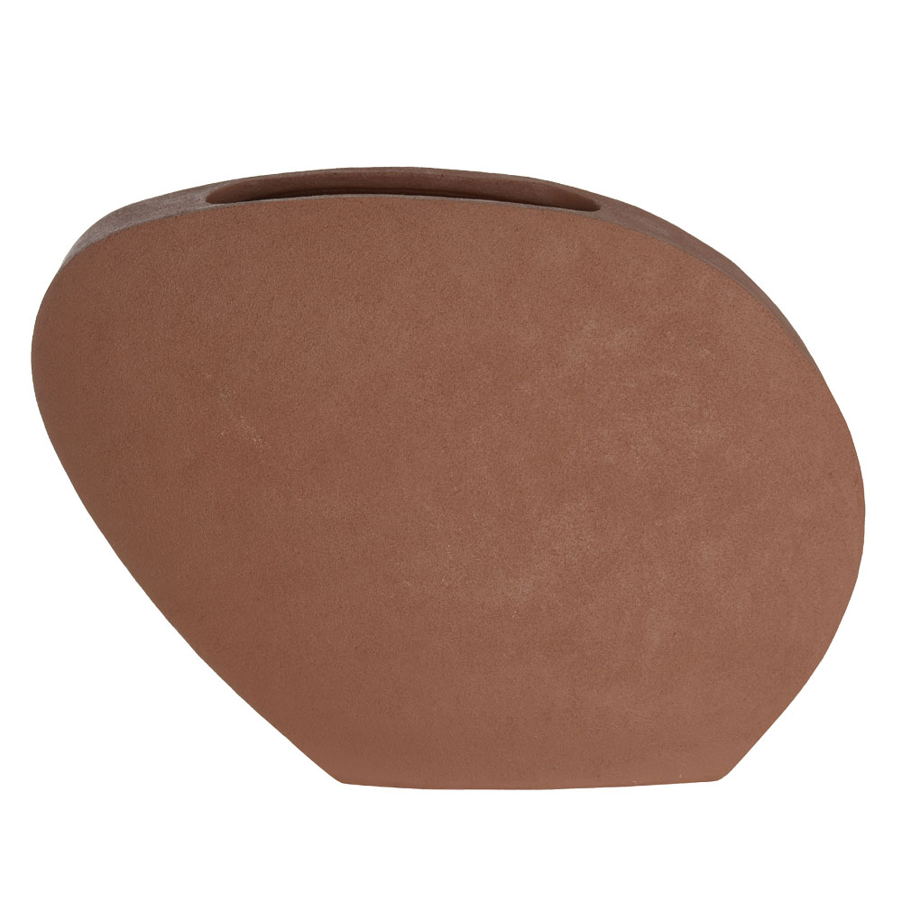 VASO DECORATIVO POLIRESINA ORGANICO (TERRACOTA) 25,5X34X12cm