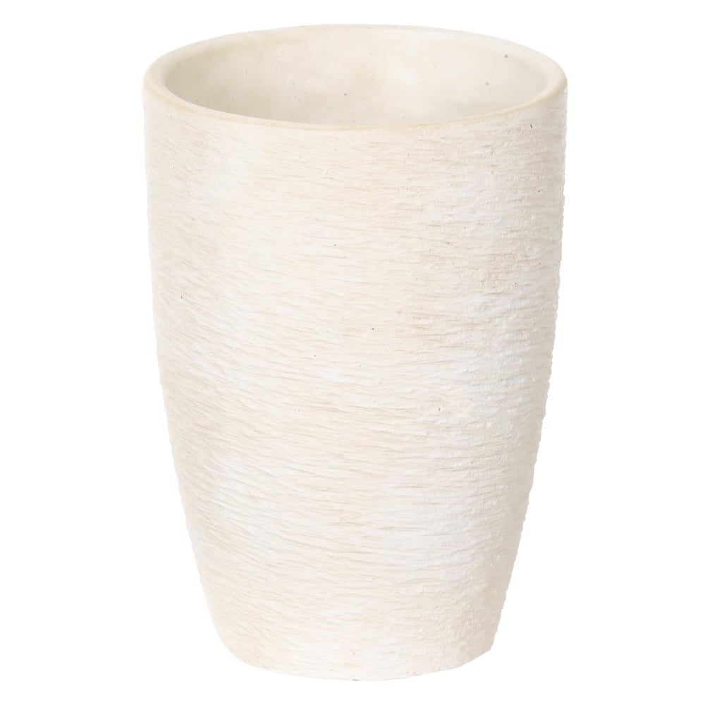 VASO DECORATIVO CIMENTO COM TEXTURA (AREIA) 30cm 20d