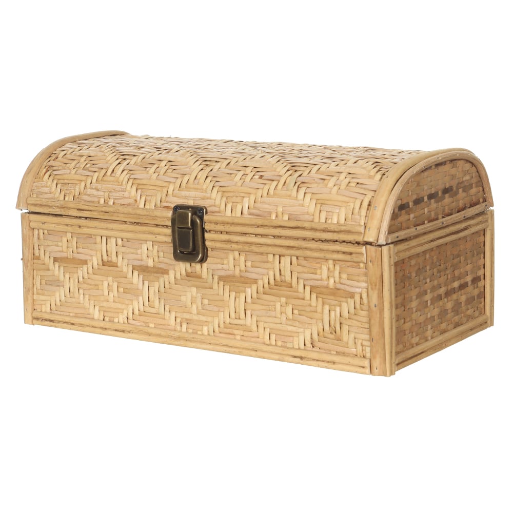 CAIXA DECOR BAMBOO MDF (BEGE) 12X28X15,5cm