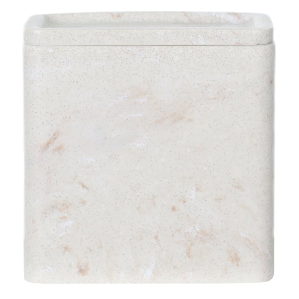 POTE COM TAMPA POLIRESINA 10X5X10cm HABITAT (BEGE)