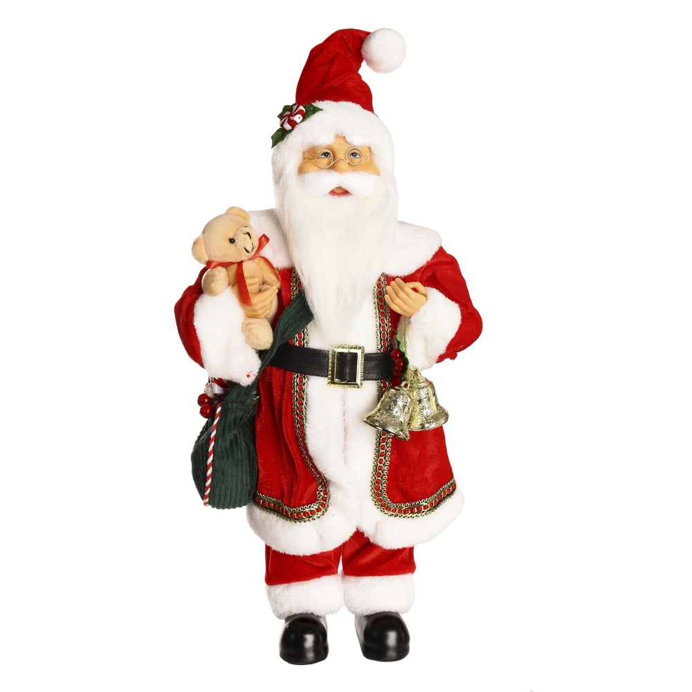 PAPAI NOEL NATAL TRADICIONAL EM PE (VERMELHO BRANCO) 60cm