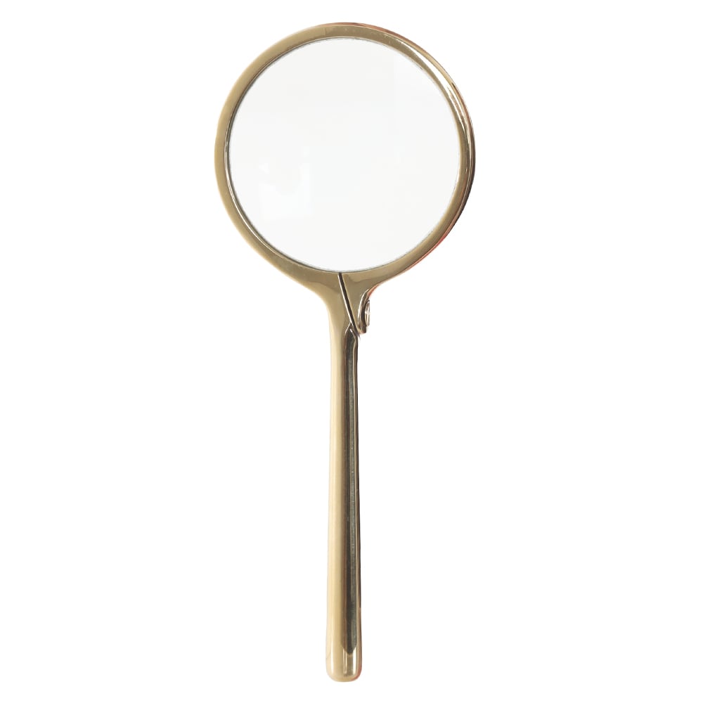LUPA DECORATIVA METAL (DOURADO) 21,5X1,35cm 8d