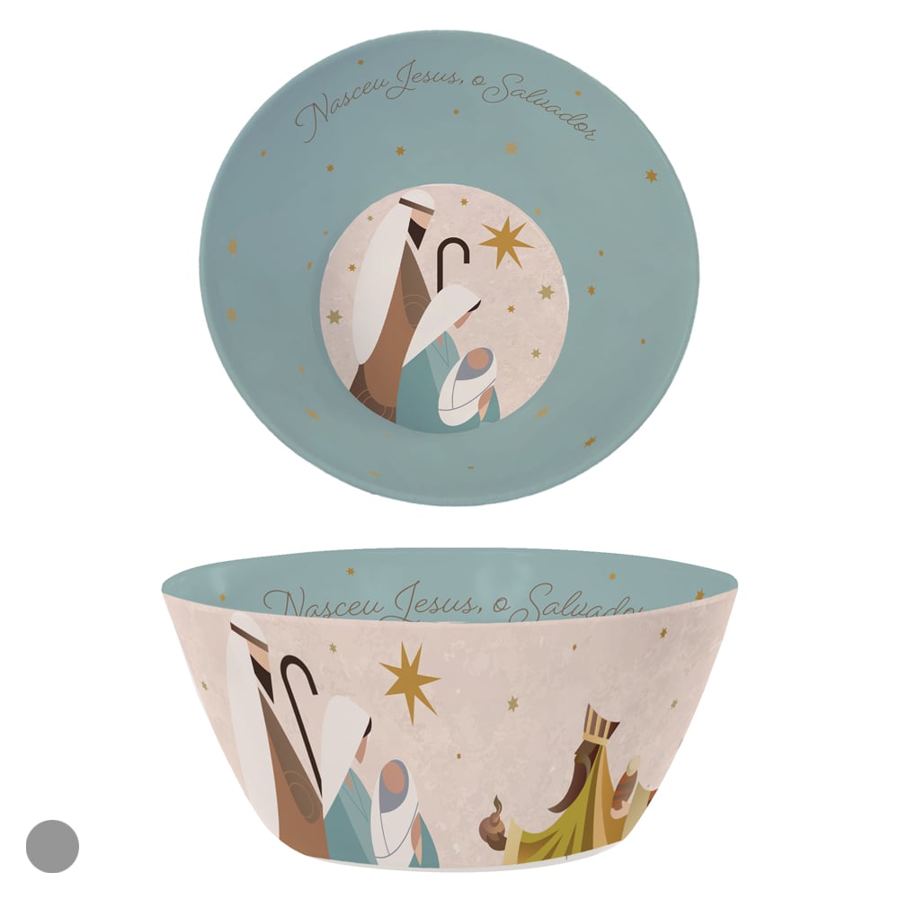 BOWL MELAMINA 750ml (COLORIDO) 15D
