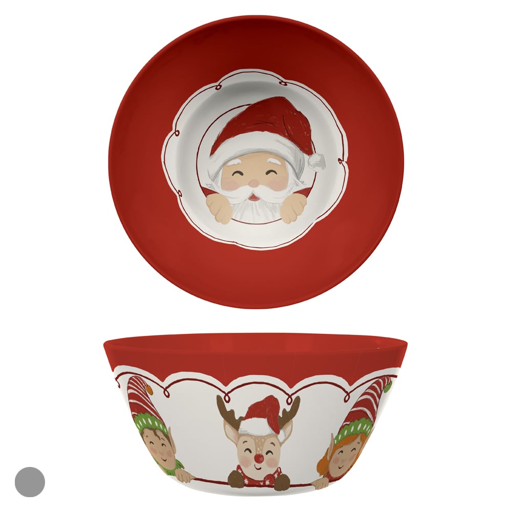 BOWL MELAMINA 750ml (VERMELHO) 15D