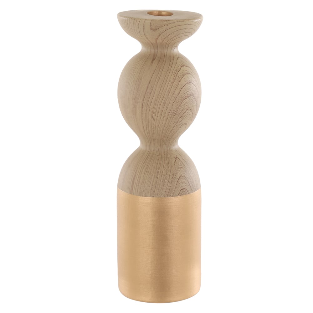 CASTICAL CERAMICA EFEITO AMADEIRADO (BEGE DOURADO) 25,3cm 7,6d