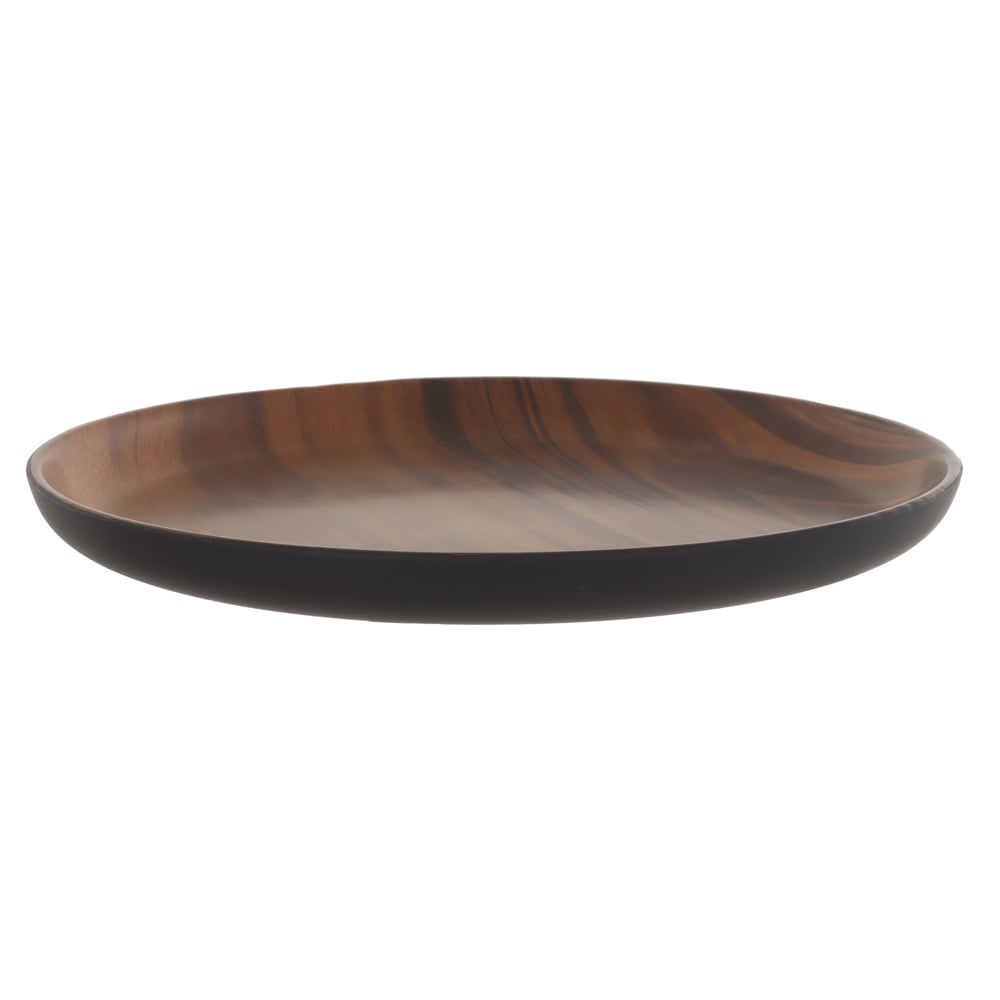 BANDEJA DECOR CERAMICA EFEITO AMADEIRADO (MARROM) 2,8X30cm