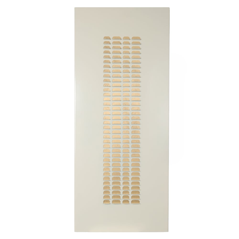 QUADRO DECOR METAL BRICKS (OFF WHITE DOURADO) 1,2mX50X3,5cm