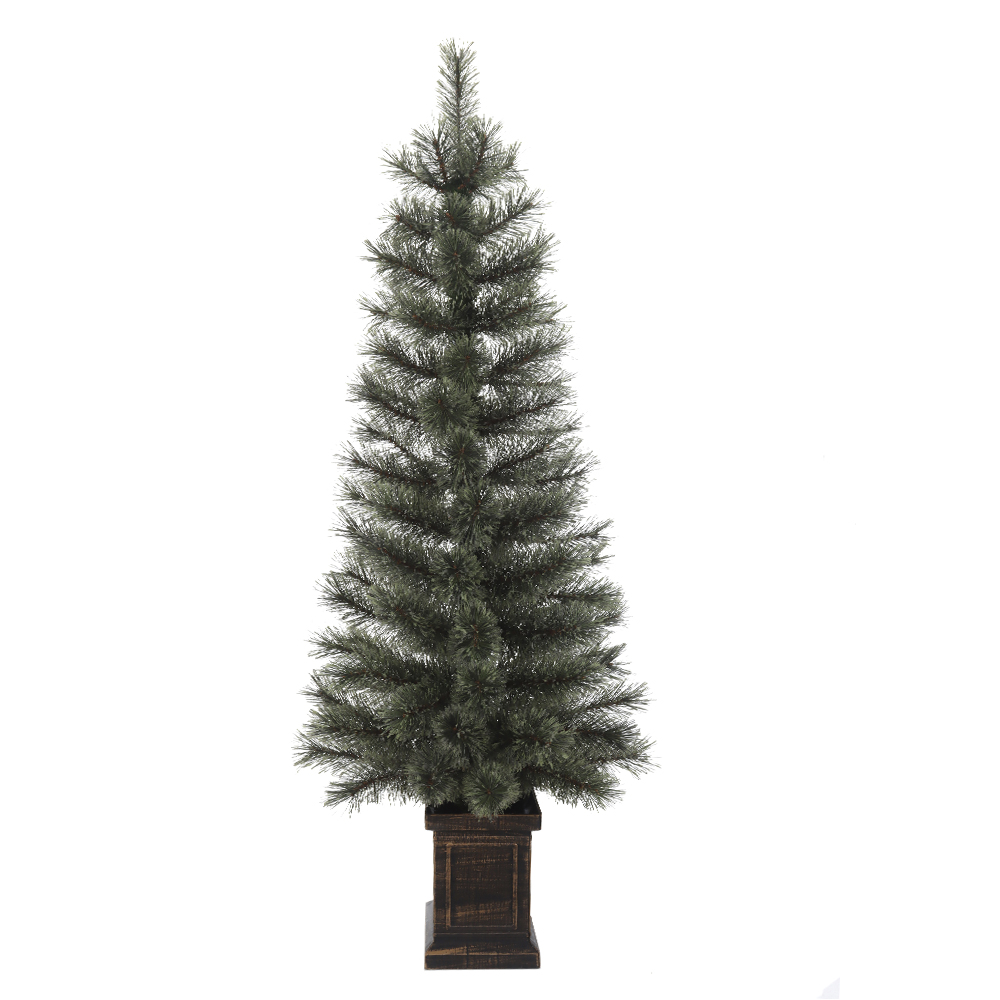 A.ARVORE NATAL TIP CACTO 96 TIPS C/VASO (VERDE) 1,2m
