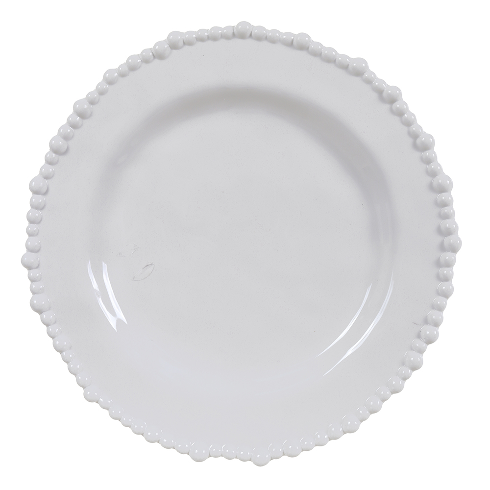 PRATO SOBREMESA MELAMINA (BRANCO) 23D