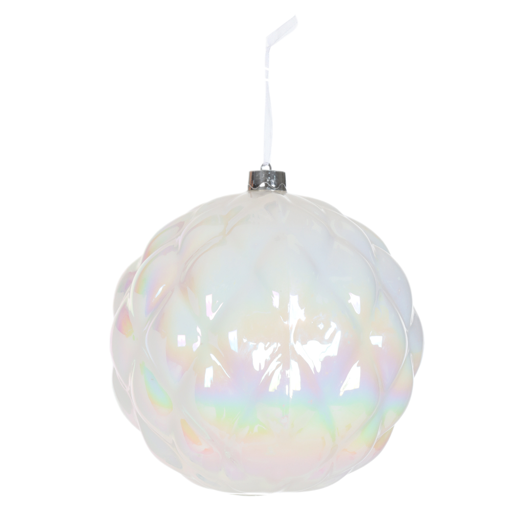 BOLA DECORADA NATAL (IRIDESCENTE) 20D