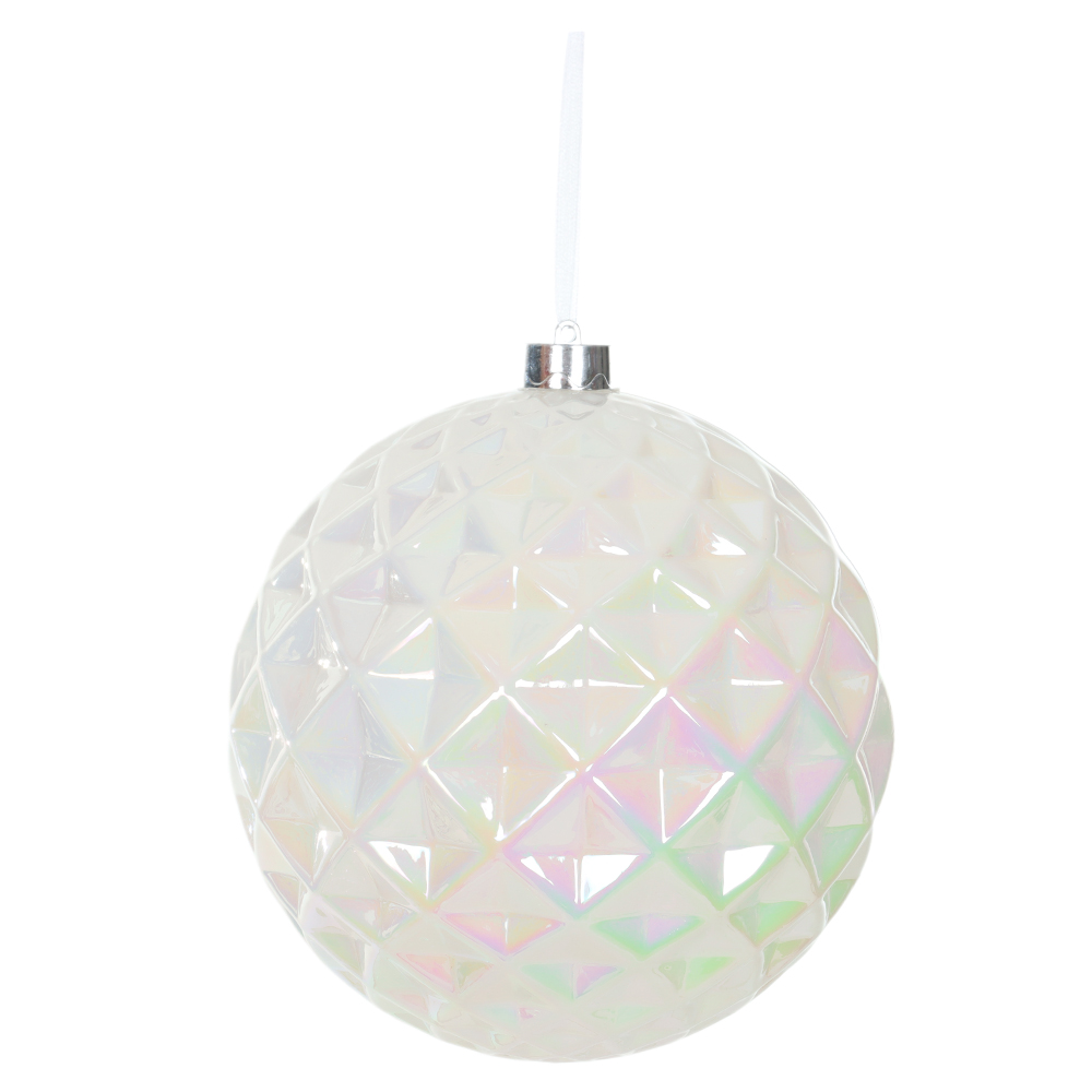 BOLA DECORADA NATAL (IRIDESCENTE) 20D